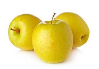 Three fresh ripe apples