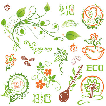 Bio, Eco, Vegan, Öko, Umwelt, Natur
