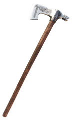 Battle-ax. Clipping path included