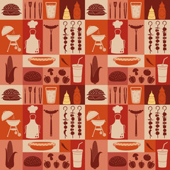 barbecue and picnic icons