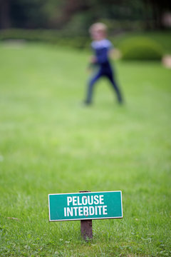 Keep off the grass