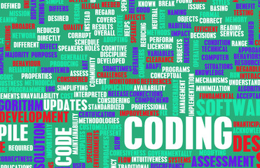Fototapeta premium Coding