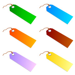 labels vector art illustration