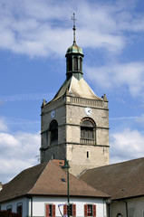 Fototapeta na wymiar Church of Evian-les-Bains in France