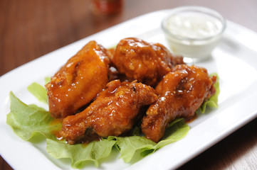 fried chicken wings