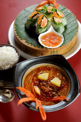 curry and rice