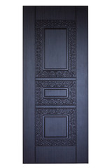 Fototapeta premium Wooden door isolaten