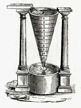Old water clock