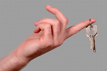 schlüssel in der hand