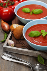 Traditional tomato soup