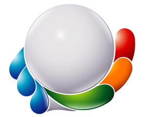 colorful paint frame