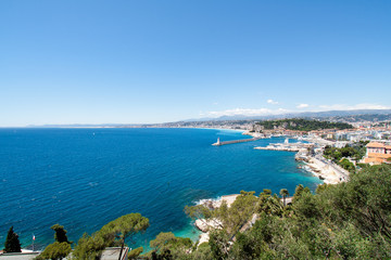 Naklejka na ściany i meble Mediterranean Sea - France