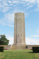 Fototapeta premium American Sommepy First World War monument at Blanc Mont