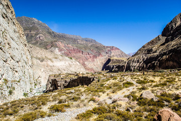 Peru, Cotahuasi canyon. The wolds deepest canyon.