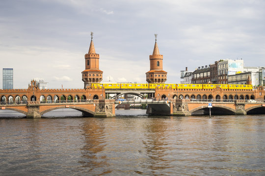 Red Bridge in Berlin Germany