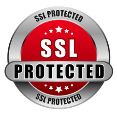 5 Star Button rot SSL PROTECTED DTO DTO