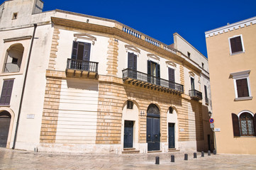 Fototapeta na wymiar Historical palace. Brindisi. Puglia. Italy.