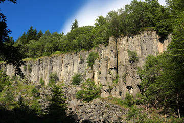 Basaltsäulen am Pöhlberg