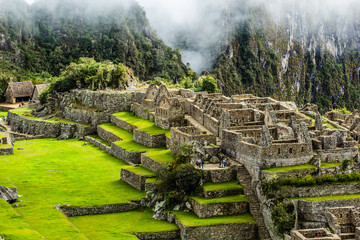 Machu Picchu, de oude Inca-stad in de Andes, Peru