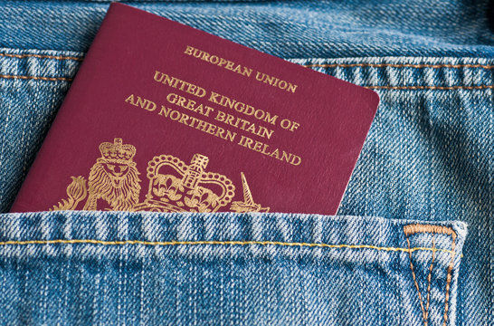 Passport in jeans pocket