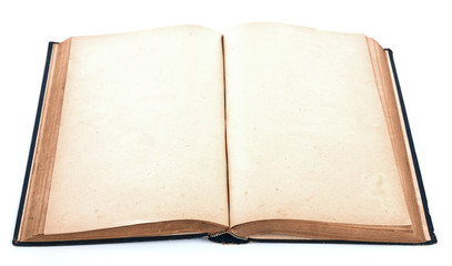 Vintage book isolated on white background