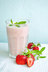 Milk - berry cocktail