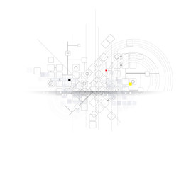 science futuristic internet computer technology business solutio