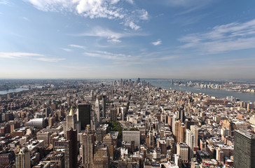 Obraz premium Arerial view of Manhattan