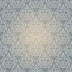 Vintage Floral Pattern with Scuff