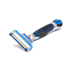 razor shave isolated over white