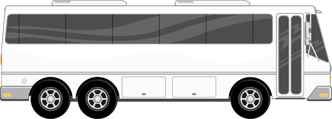 passenger bus vector © Sergio Hayashi