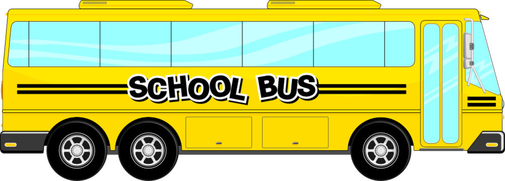 school bus vector isolated