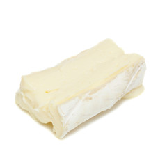 brie cheese isolated on a white background