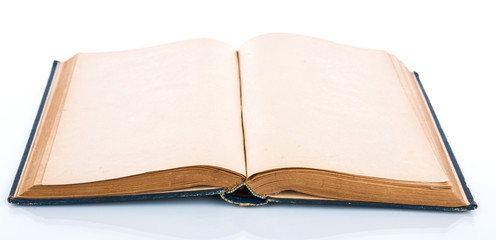 Vintage book isolated on white background