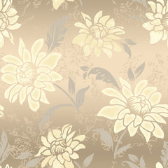 Vivid repeating floral