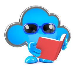 Cloud reads another book