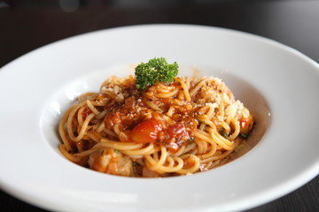 Spaghetti Meatballs