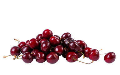 Heap of sweet cherries