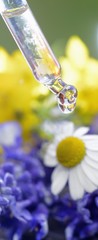 Pipette with drops of Bach  flowers