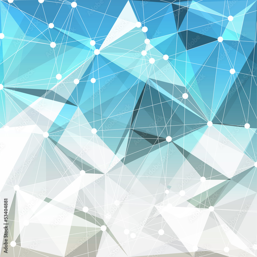 Poster abstract geometric background. vector.