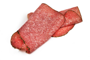 Salami mit Kräuterkruste