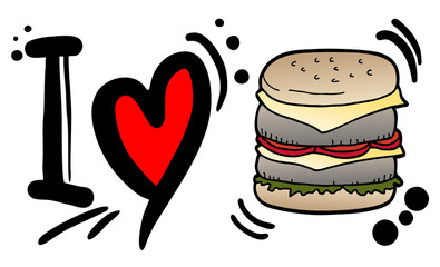 Love burger