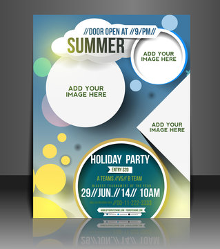 Summer party flyer