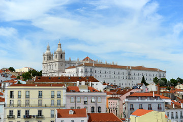Fototapeta na wymiar Klasztor Sao Vicente de Fora, Lizbona, Portugalia