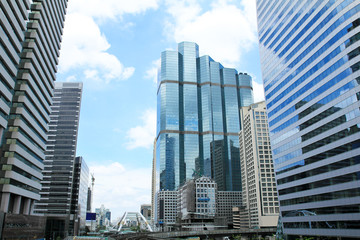 Office buildings in business center