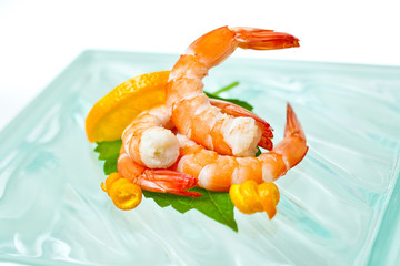 hot-water shrimps