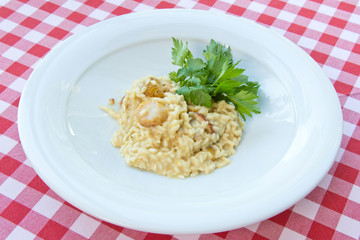 risotto with mushrooms
