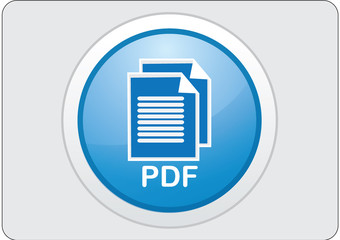 pdf glossy web icon button
