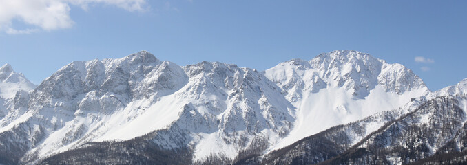 Panoramic View of Susa Valley ( Bardonecchia Italy )