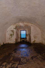 exterior window at Fort San Felipe del Morro, Puerto Rico..